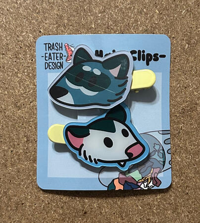 Trash Pals Hair Clips