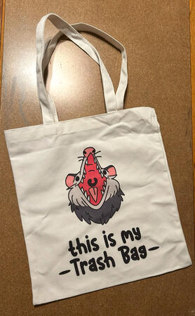 Trash Bag Tote Bag