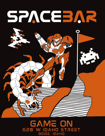 Shirt Design for Local Barcade